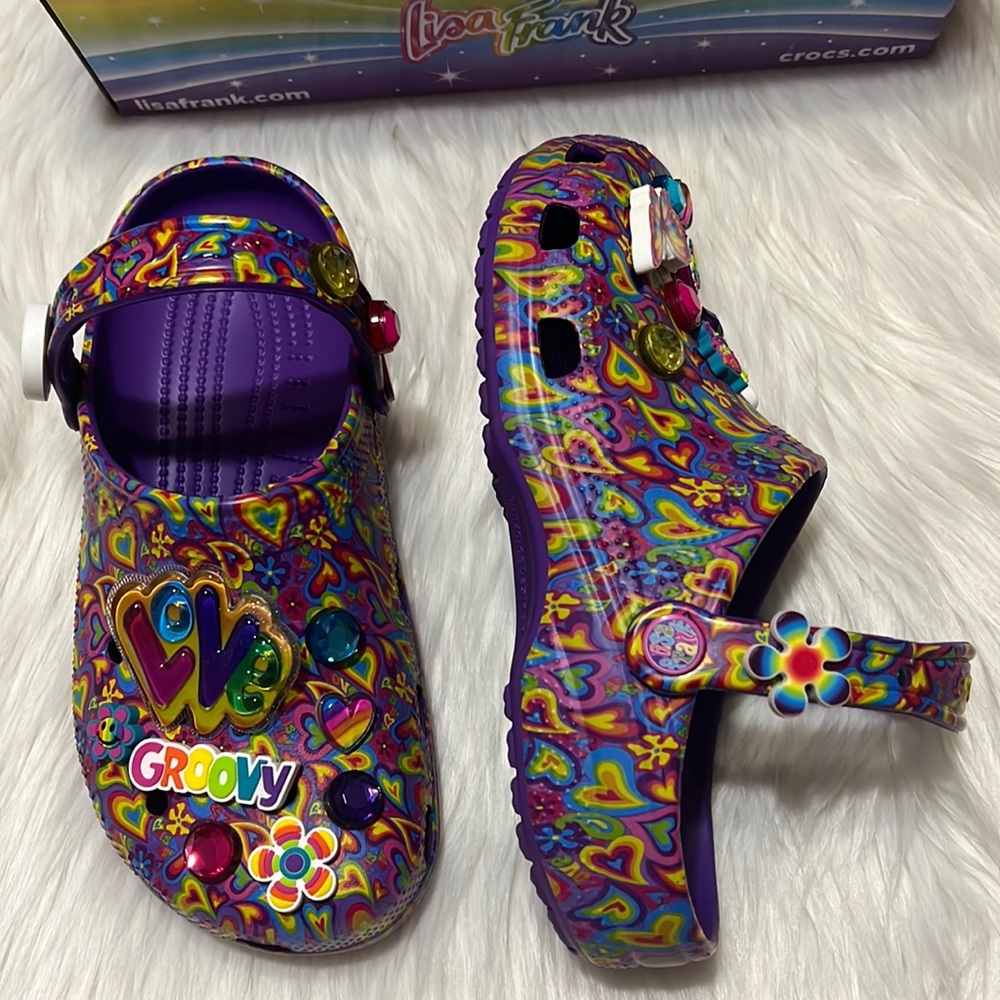 Crocs Lisa Frank size 8 women
